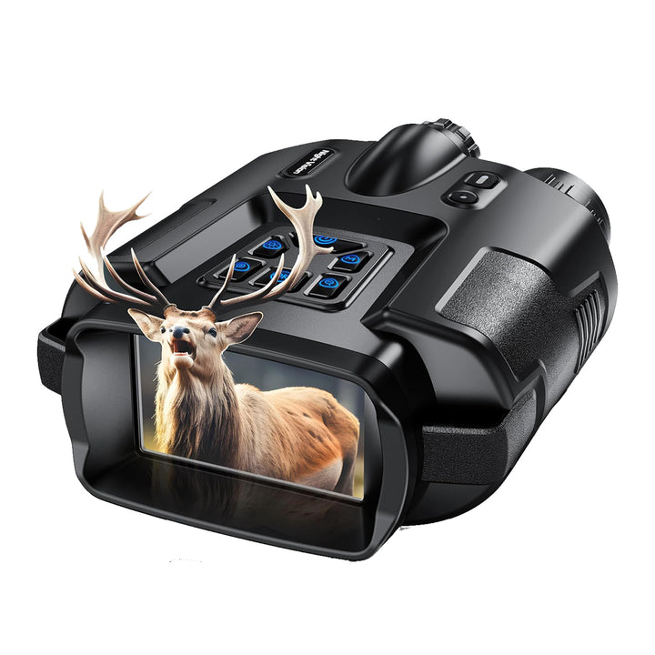 4K Night Vision Binoculars–8X Zoom/2000FT IR/5000mAh, 3'' HD Screen Night Vision Goggles