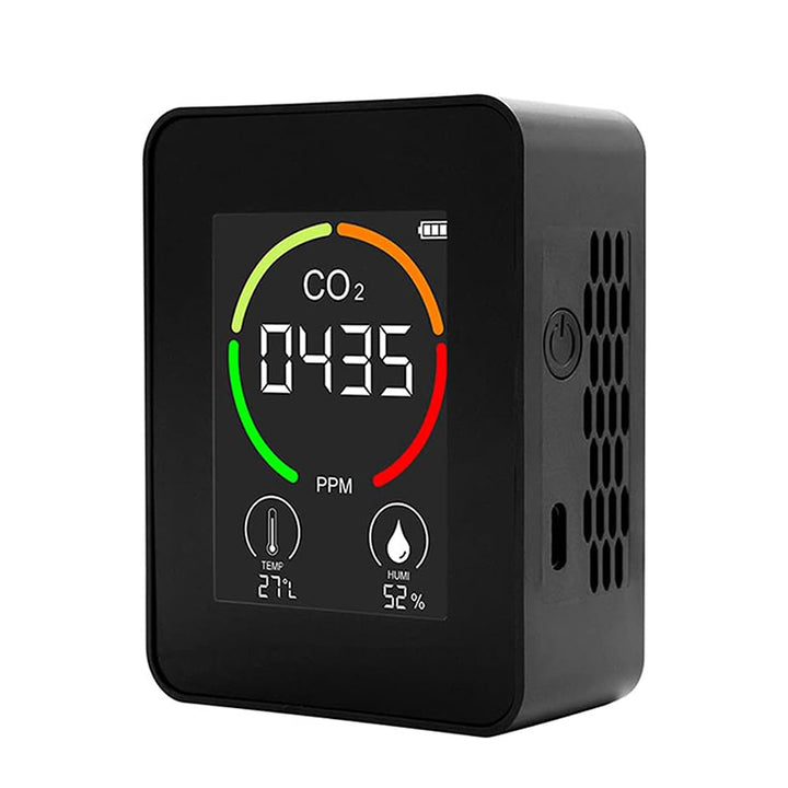 Tilswall 3-in-1 Indoor Air Quality Monitor Portable CO2 Monitor