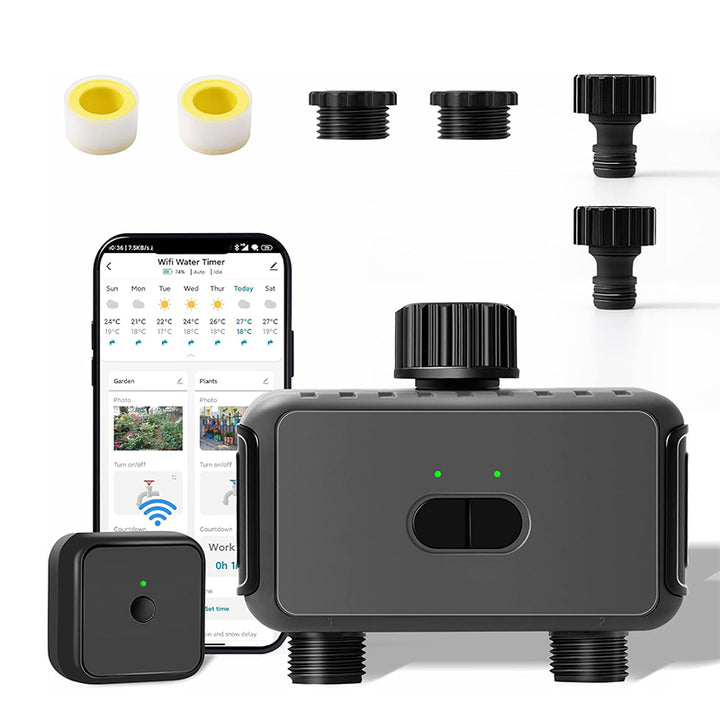 WiFi Sprinkler Timer, Digital Water Timer for Garden Hose Faucet