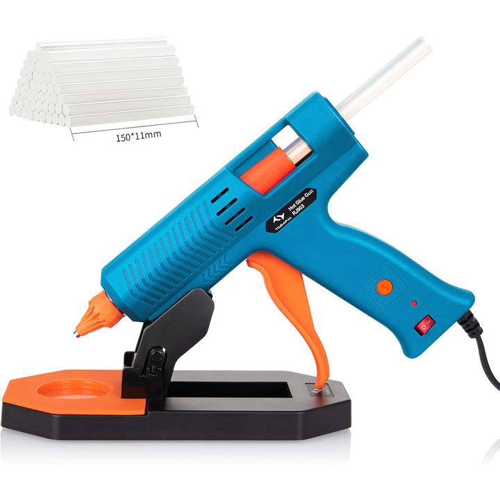 Tilswall 150W Heavy Duty Melt Glue Gun with 35pcs Glue Sticks