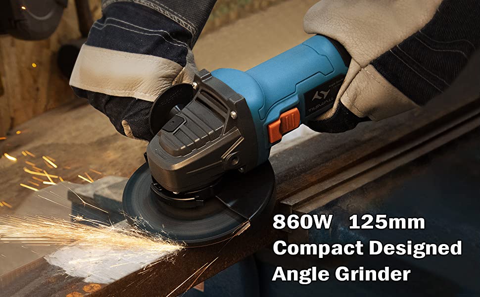 compact designed angle grinder