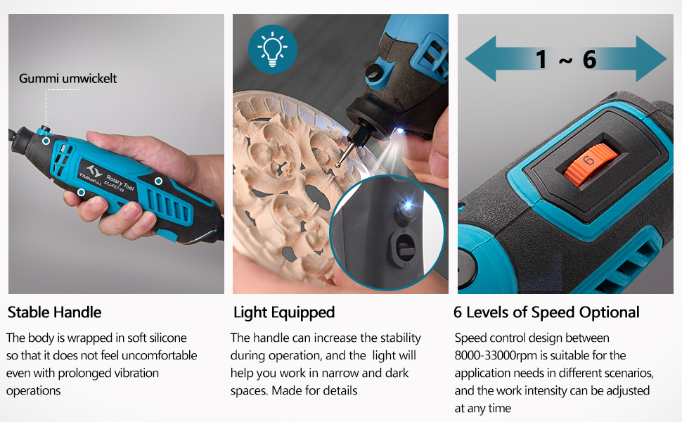 operating rotary tool kit