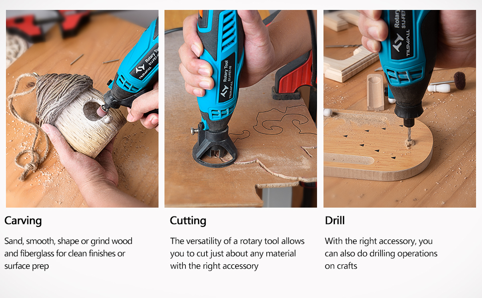 uses of the rotary tool kit