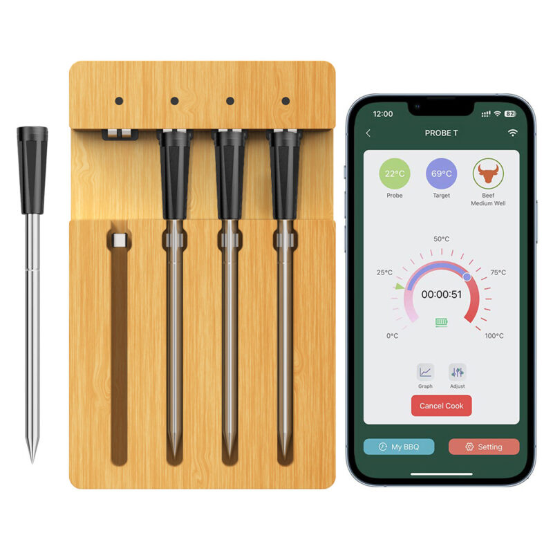 Smart Wireless Meat Thermometer