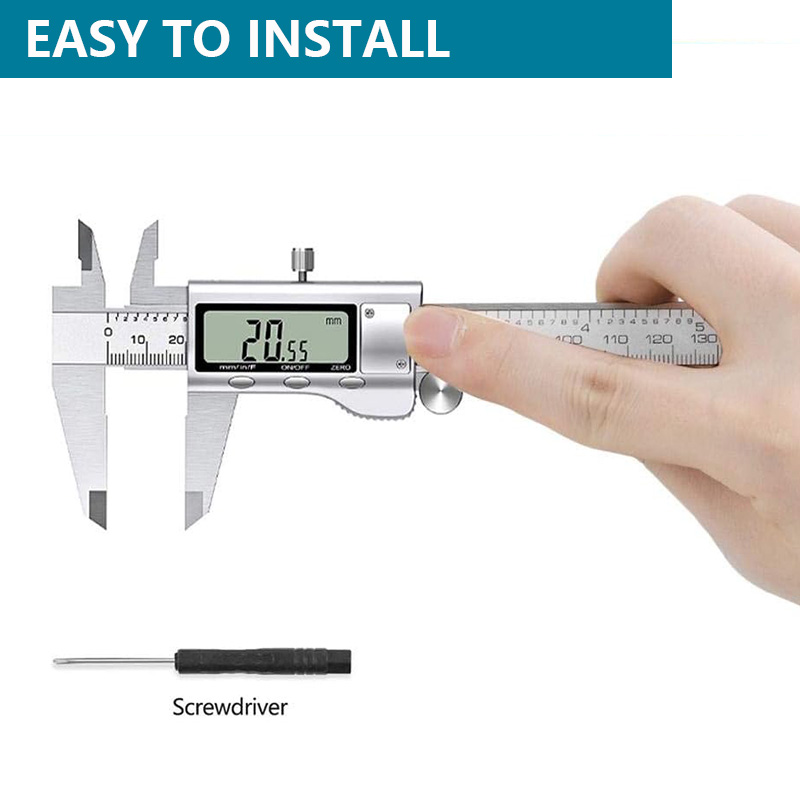 Stainless Steel Vernier Caliper Digital Micrometer - Tilswall